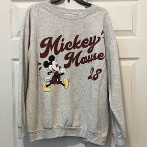 Mickey Mouse Gray Sweatershirt